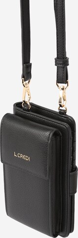 L.CREDI Crossbody Bag 'Jane' in Black: front