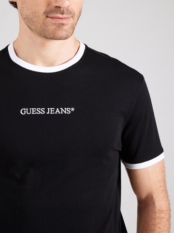 GUESS JEANS Koszulka w kolorze czarny