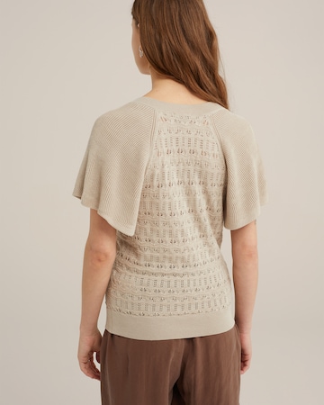 WE Fashion Sweater in Beige