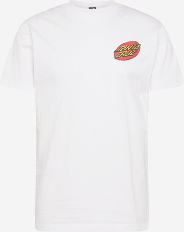 T-Shirt 'Creep Dot' Santa Cruz en blanc : devant