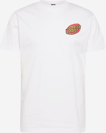 Santa Cruz Shirt 'Creep Dot' in White: front