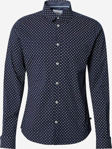s.Oliver Slim fit Overhemd in Blauw: voorkant