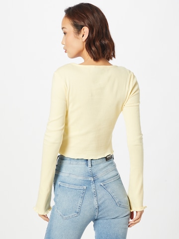 Cardigan 'Pauline' Gina Tricot en jaune