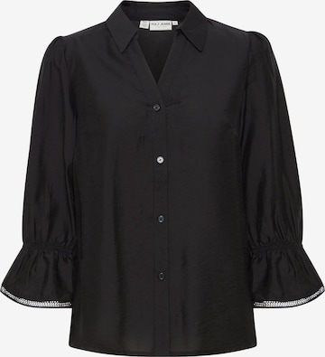 Chemisier 'Tori' PULZ Jeans en noir : devant