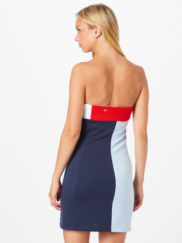 Tommy Jeans Letní šaty 'Bodycon' – modrá