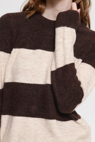 ICHI Pullover in Schwarz