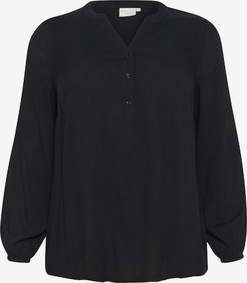 Camicia da donna 'KC Mahlena' di KAFFE CURVE in nero: frontale