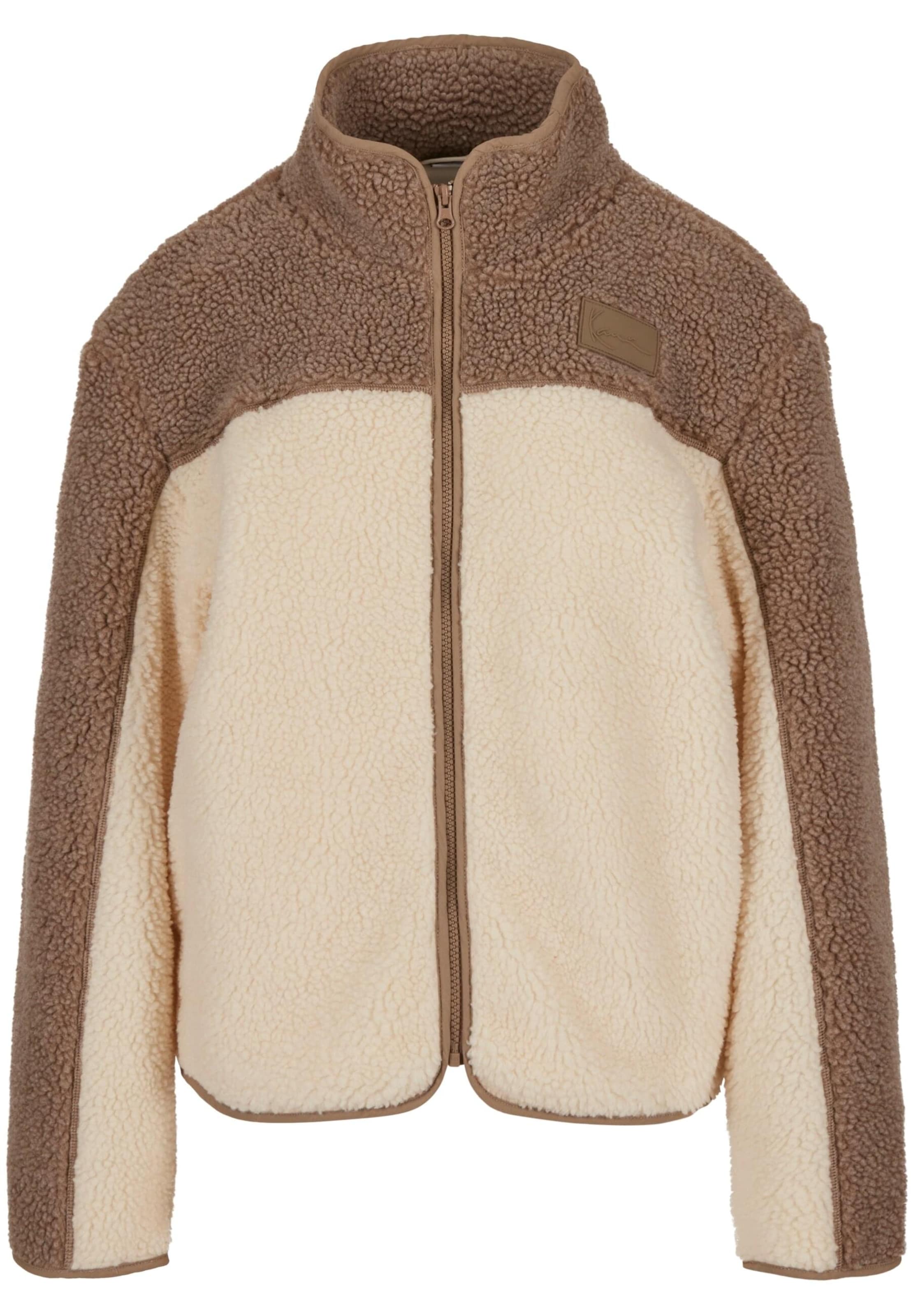 Karl Kani Fleecová mikina – béžová: přední strana