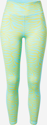 Pantaloni sport 'NADI' DELICATELOVE pe albastru deschis / galben, Vizualizare produs