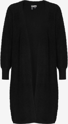 DreiMaster Vintage Knit Cardigan in Black: front