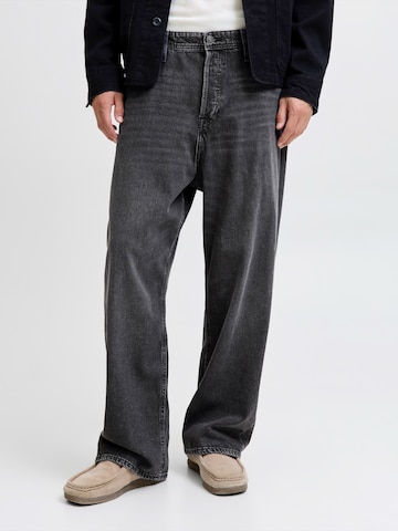 JACK & JONES Baggy Jeans 'JJIRON JJORIGINAL' in Black: front
