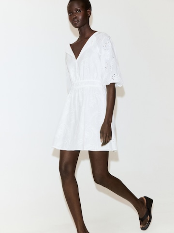 MANGO Jurk 'BEATRICE' in Wit