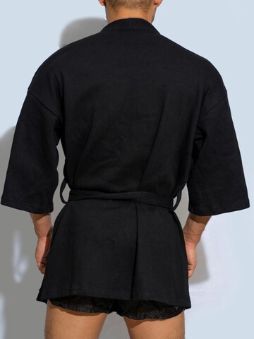 BIMONI Short Bathrobe in Black