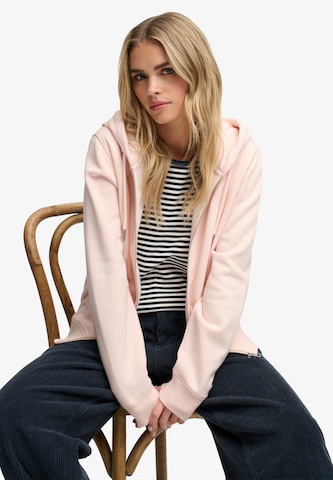 Superdry & Co Ζακέτα φούτερ σε ροζ
