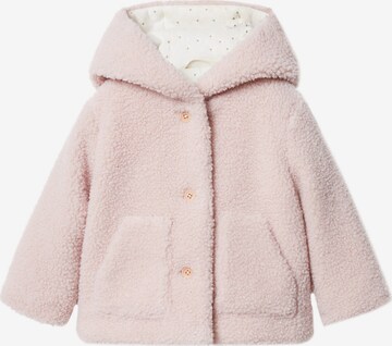 Manteau 'Dolly' MANGO KIDS en rose : devant