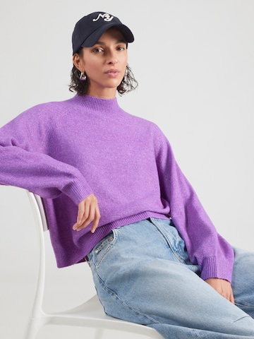 VERO MODA Sweater 'VMLEAF' in Purple