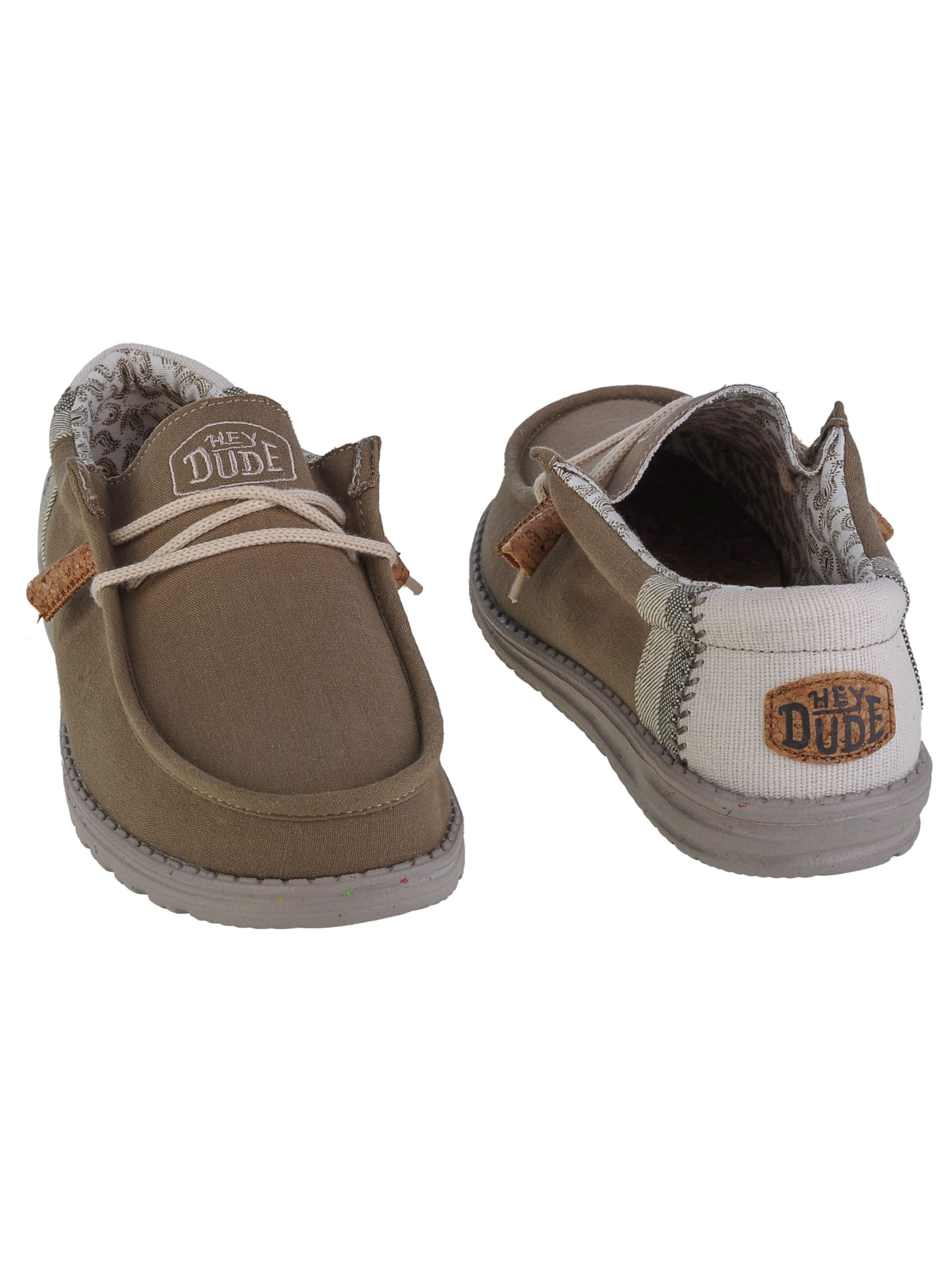 HEY DUDE Moccasin 'Hey Dude Wally Break Stitch' in Green