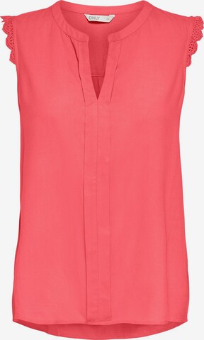 Camicia da donna 'KIMMI' di ONLY in rosso: frontale