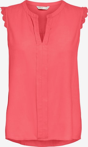 Camicia da donna 'KIMMI' di ONLY in rosso: frontale