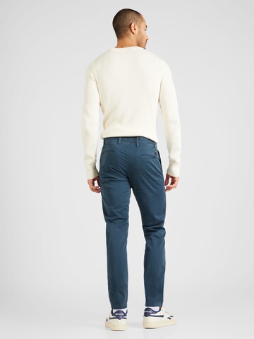 BOSS Slimfit Chino hlače 'Taber' | modra barva