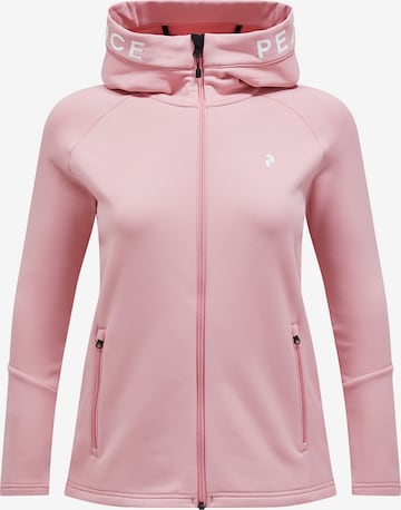 PEAK PERFORMANCE Outdoor Jacket 'Rider' in Pink: front