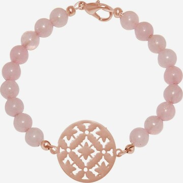 Gemshine Armband 'Yoga Mandala' in Goud: voorkant