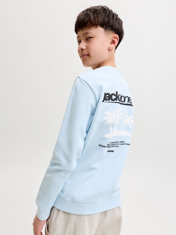 Jack & Jones Junior Mikina 'JCOClub Summer' – modrá: přední strana