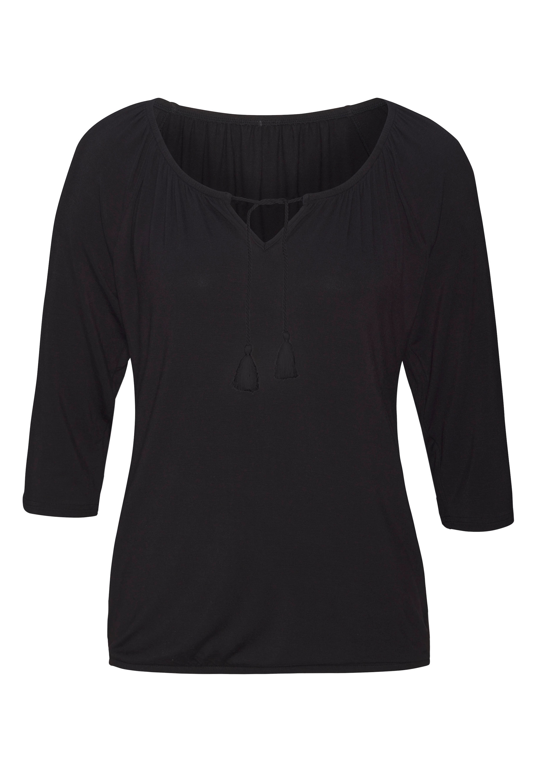 LASCANA Μπλουζάκι σε καφέ