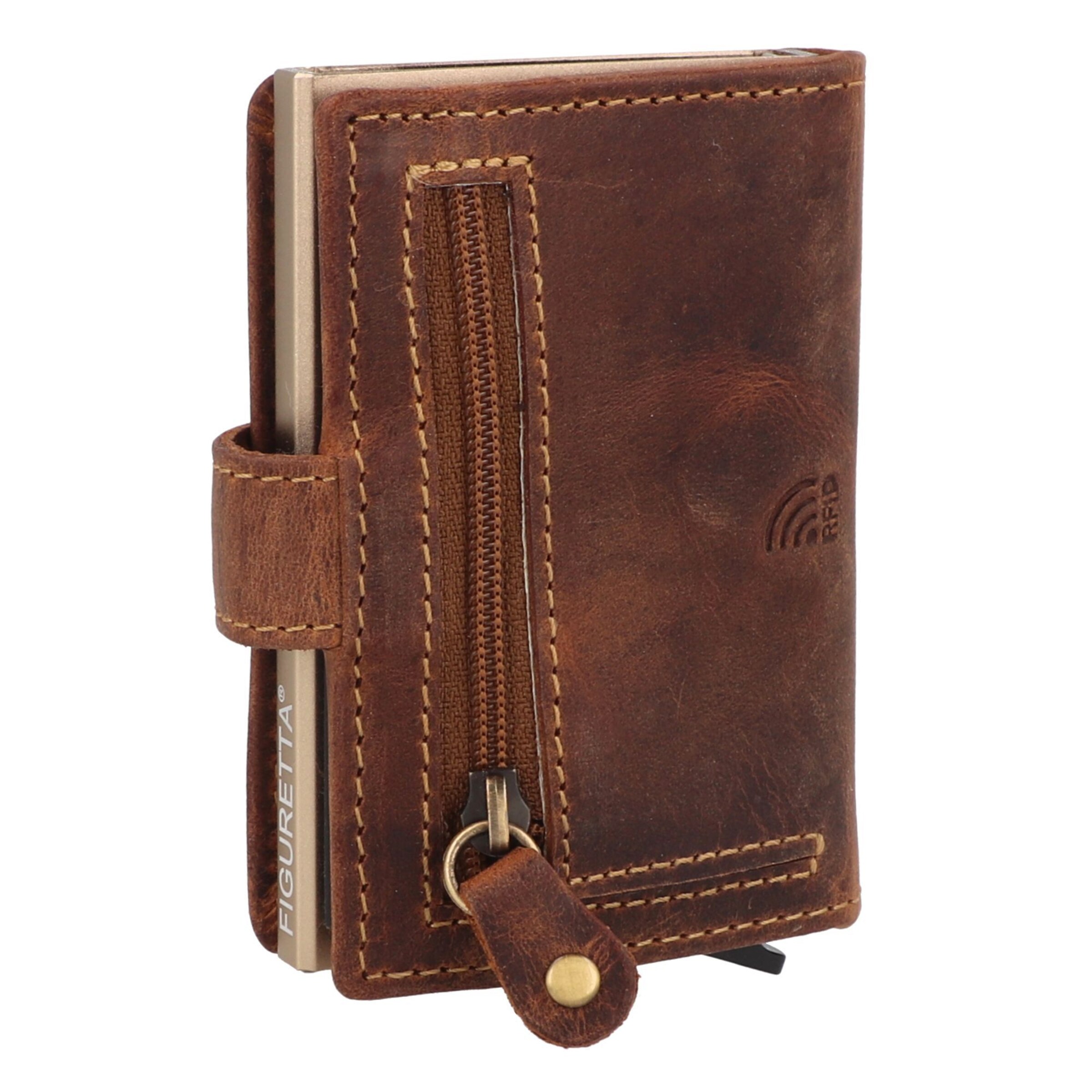 GREENBURRY Portemonnee 'Vintage' in Bruin