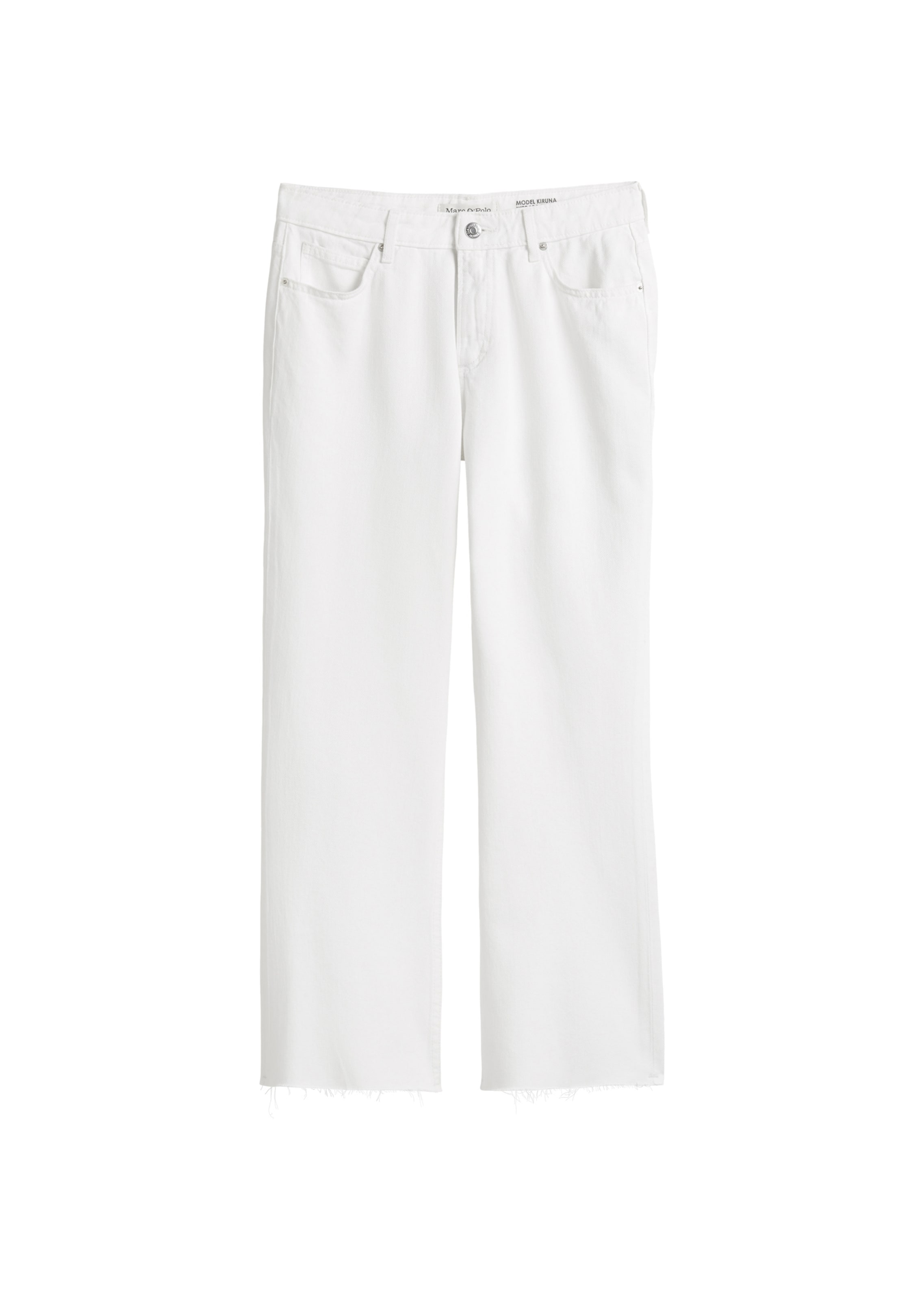 Marc O'Polo Loosefit Jeans in Weiß: Vorderseite