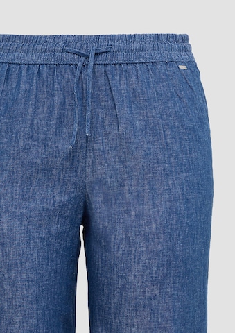 s.Oliver Wide leg Broek in Blauw
