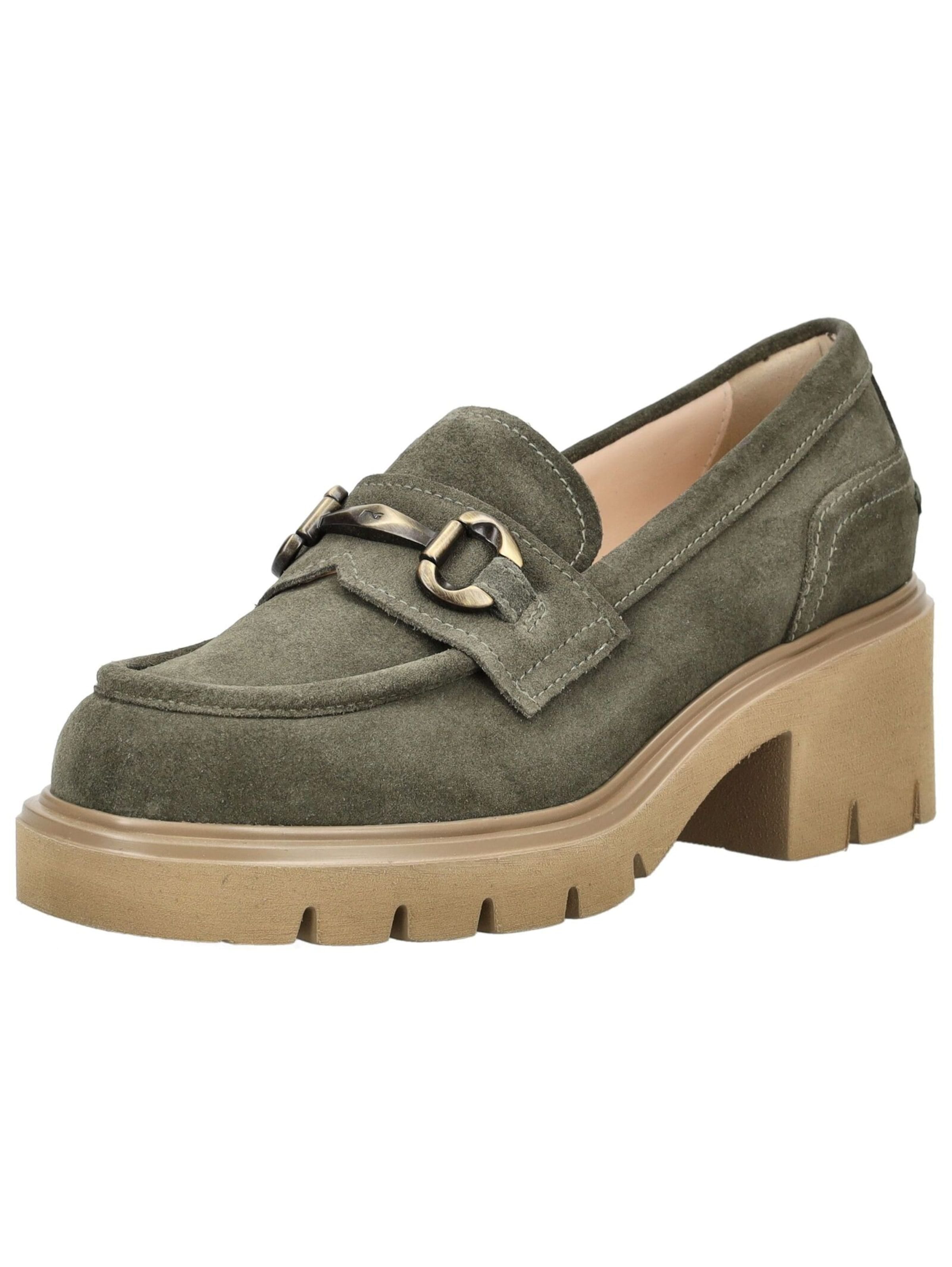 Escarpins Nero Giardini en vert : devant