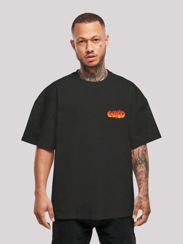 T-Shirt 'WYLD WILD ' F4NT4STIC en noir : devant