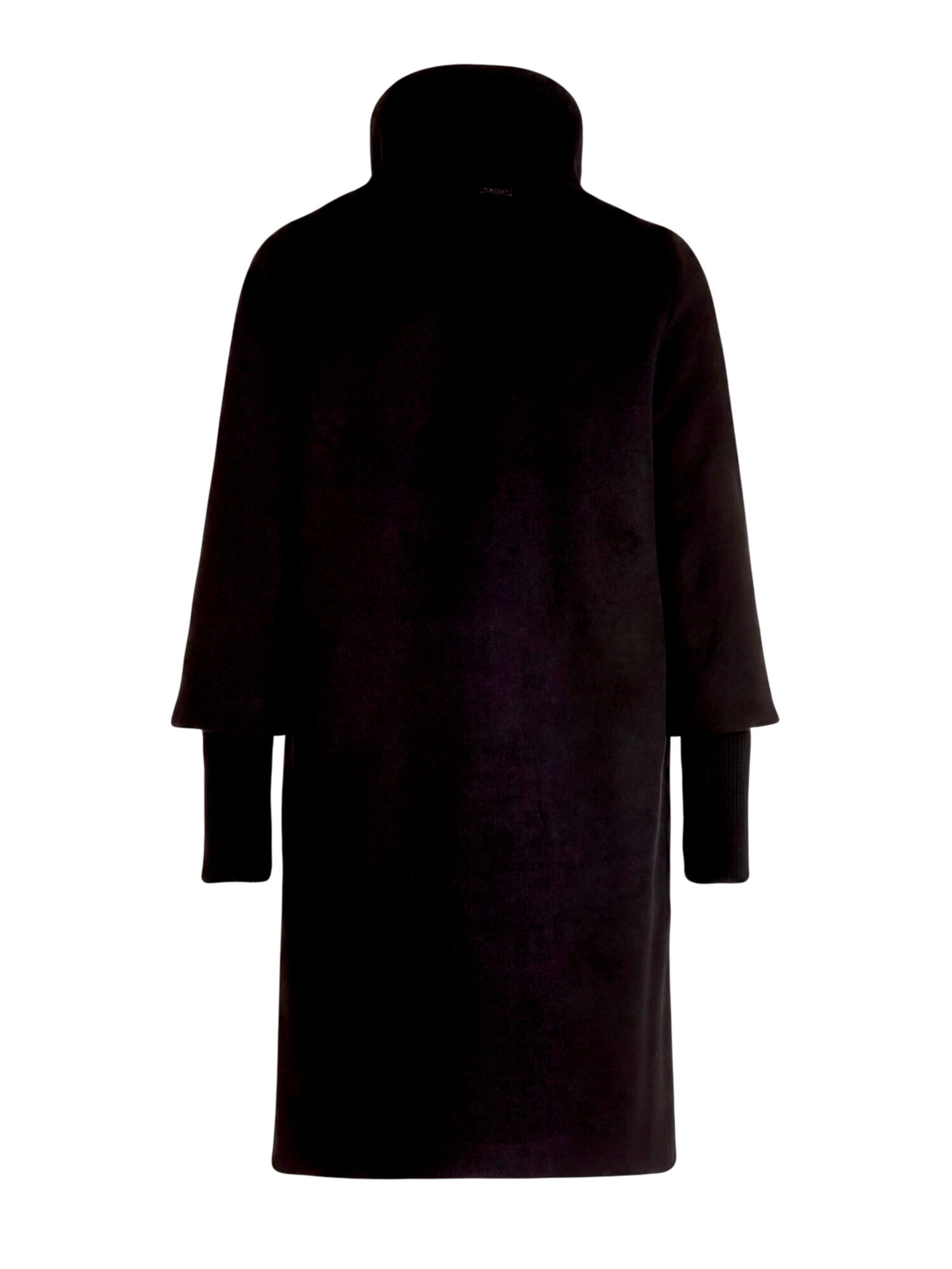 zero Mantel in Schwarz