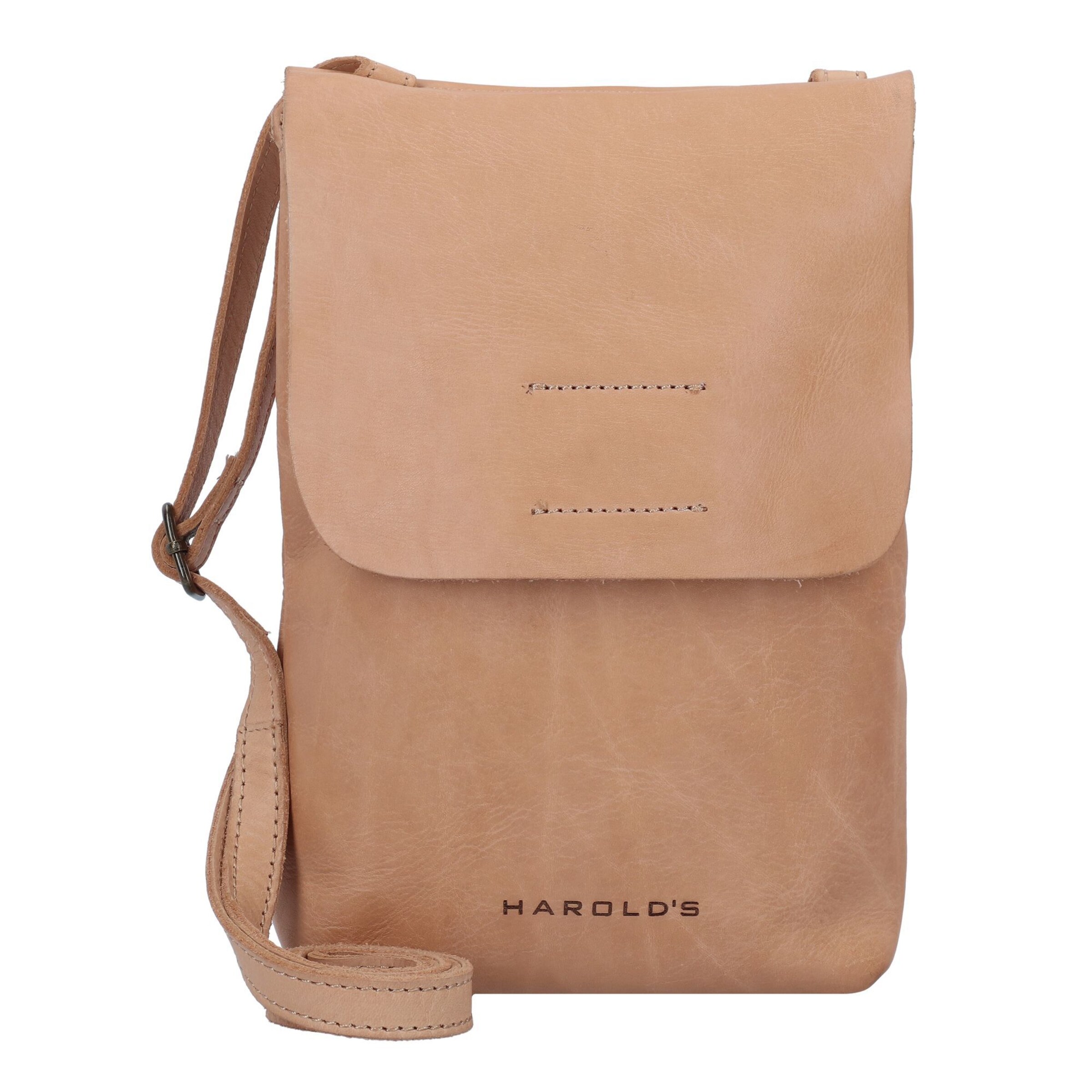 Harold's Schoudertas ' Umhängetasche' in Beige: voorkant