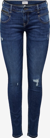 Skinny Jean 'CORAL' ONLY en bleu : devant