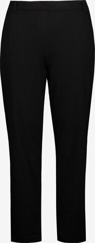 Ulla Popken Regular Pants in Black: front