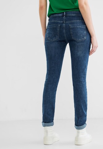 STREET ONE Slimfit Jeans 'QR Jane' in Blau