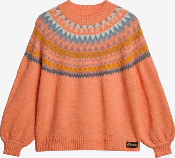 Superdry Sweater in Orange: front