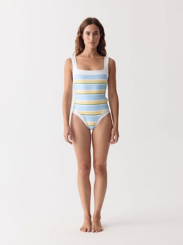 SEABASS Classic Swimsuit 'Women Swimsuit Elle' in Blue: front
