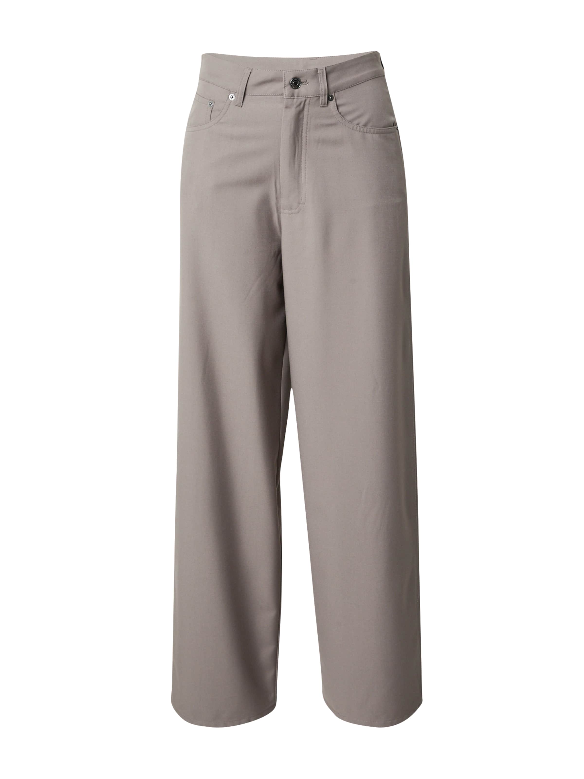 Loosefit Pantaloni 'Juun' di WEEKDAY in grigio: frontale