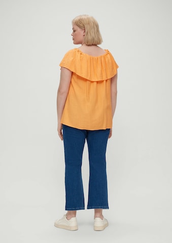 TRIANGLE Bluse in Orange