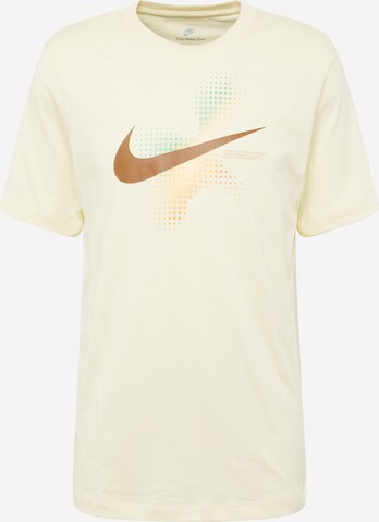 Tricou 'SWOOSH' de la Nike Sportswear pe bej: față