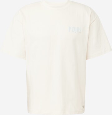 T-Shirt Pequs en beige : devant