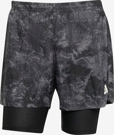 Sportinės kelnės 'Own The Run' iš ADIDAS PERFORMANCE, spalva – pilka / bazalto pilka / juoda, Prekių apžvalga