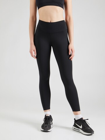 NIKE Skinny Sports trousers 'ONE' in Black: front