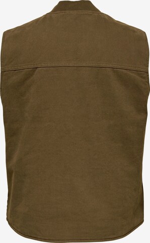 Only & Sons Vest 'Earl' in Green