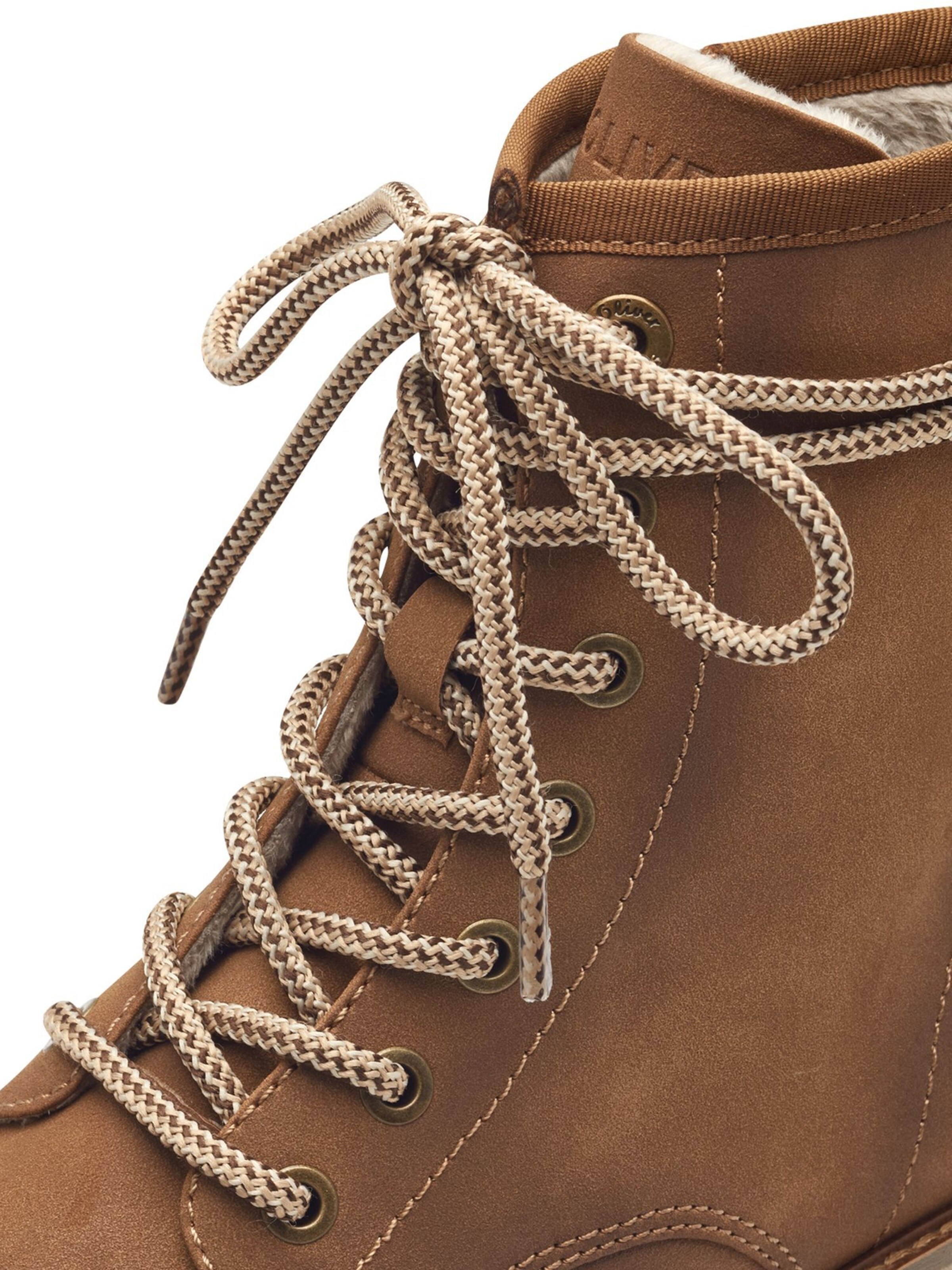 Bottines à lacets s.Oliver en marron
