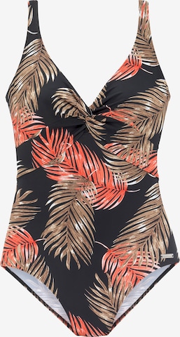 LASCANA Bustier Uimapuku värissä musta: etupuoli