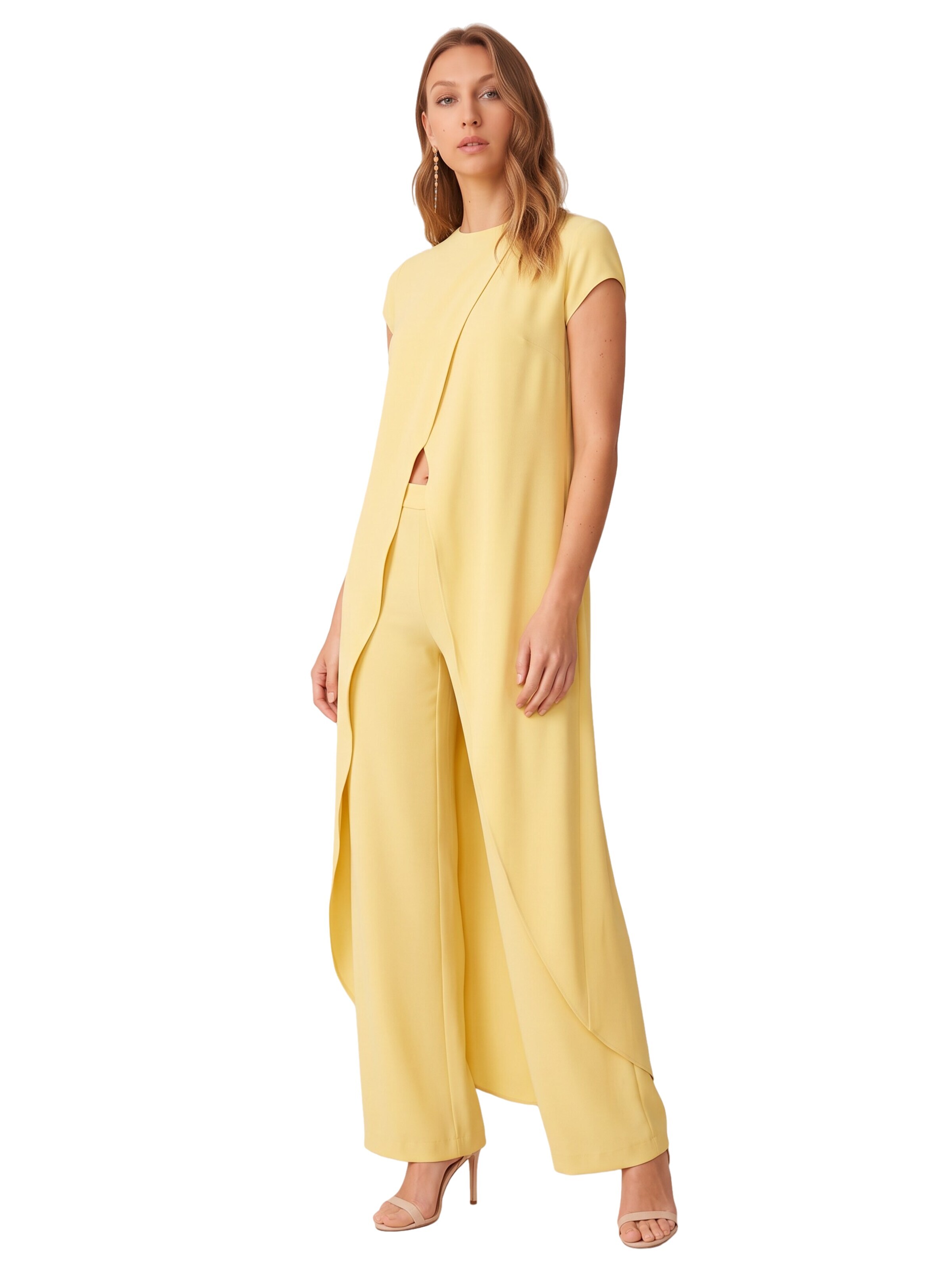 bruna - Traje de pantalón 'Lemon' en amarillo